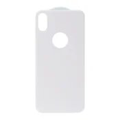 Zastitno staklo 5D FULL COVER(zadnje) za iPhone X belo.