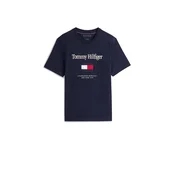 TOMMY HILFIGER Majica marine/rdeča/bela