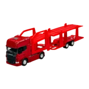 shumee WELLY SCANIA V8 R730 RDEČA + VLEČNO VOZILO 1:64 68023