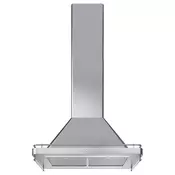 OMNEJD Ostrvski aspirator, nerdajuci celik, 90 cm
