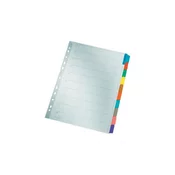 Leitz Prazne pregrade Leitz, karton, ojačani, sive, 10 komada