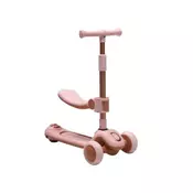 Trotinet deciji 2 u 1 sa 3 tocka sklopivi model tt-1001 roza ( 540119 )