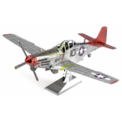 METAL EARTH 3D sestavljanka P-51D Mustang letalcev iz Tuskegee (ICONX)