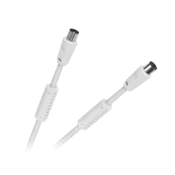 slomart Kabel TV-Video LP, bel, s filtri, 15m