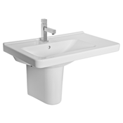 H8124220001041 Jika Cubito 75 x 45 cm keramični umivalnik z odprtino za armaturo in odlagalno poličko desna izvedba