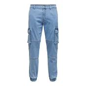 Only & Sons Kargo kavbojke ONSCam svetlo modra