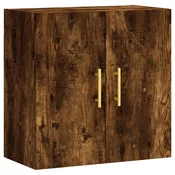 MAISON CHIC Stenska omarica - Zidna omarica dimljeni hrast 60x31x60 cm inženirski les iu796, (22063138)