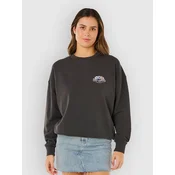 Rip Curl Bells Heritage Crew Sweater washed black