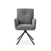 Trpezarijska stolica Jameson Siva/Crne Metalne noge ( 775-634 )