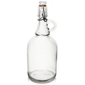 shumee Steklenica s plutovinasto zaponko za vino, liker, sirup, sok 1L