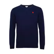 U.S. POLO ASSN. Pulover  temno modra / krvavo rdeča