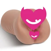 SuperLove Dual Channel Realistic Masturbator Tan