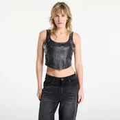 adidas Pleather Corset Black 8