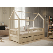 Otroška postelja Galicja - 70x140 cm - bor