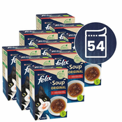 FELIX Soup Original z govedino, piščancem in jagnjetino 54 x 48 g