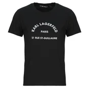 Karl Lagerfeld RSG GLITTER PETITE T-SHIRT Črna