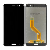 HTC U11 - LCD zaslon + steklo na dotik (Black) TFT