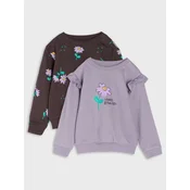 Sinsay - Dukserica crewneck 2 pack - zumbul plava