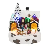 Svetleca LED diorama snežna koliba DRM15 HOME