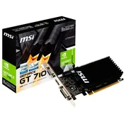 MSI GT710 2GB LP passiv DDR3 grafična kartica