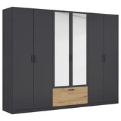 Boxxx omara ZA OBLAČILA, siva, hrast artisan
