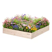 ATMOWOOD Lesena visoka greda 120 x 120 x 20 cm