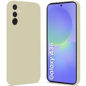 GS Ovitek za Samsung Galaxy A36 5G, Silikonski Lite, bež