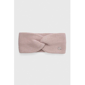 Traka s primjesom vune Calvin Klein boja: ružičasta