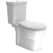 Gsi Retro WC Kombinacija CREAVIT ANTIK, Beli, Spodnji/Zadnji Odtok