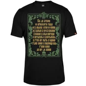 011Shop Muška majica kratkih rukava Lazareva kletva, Crna