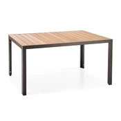 Vrtni stol Houston 1915 74x90cm, Crna, Svijetlo drvo, Metal