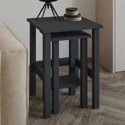 Hanah Home Set stočića, 2 komada, Antracit