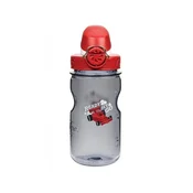 Nalgene bocica OTF, djecja, 0,35 l, siva s autom, crveni poklopac