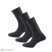 Nogavice Devold DAILY MERINO LIGHT, 3 pari, črne (36-40)