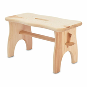 Stolček 38x19x21cm, nosilnost 100kg borov les