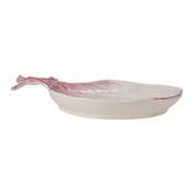 Bijeli/ružičasti tanjur za posluživanje 18x26 cm Mimosa – Bloomingville