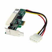 StarTech.com PCI Express to PCI Adapter Card - PCIe to PCI Converter Adapter with Low Profile / Half-Height Bracket (PEX1PCI1) PCIe x1 to PCI slot adapter