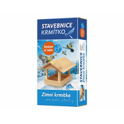 Lesena krmilnica 6x15x30cm
