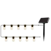 slomart PLASTROL solarna girlanda, 7.5m, 10 žarnic, IP44, 1500mAh baterija