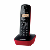 Panasonic telefon bežični KX-TG1611FXW: crveni