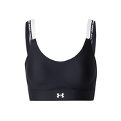 Sportski grudnjak Under Armour UA Infinity Mid 2.0 Rib Bra-BLK