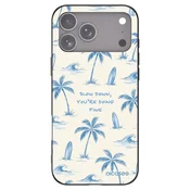 Silikonski črni ovitek za Apple iPhone 17 Pro Max - Slow Tide