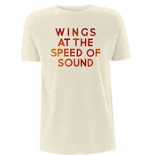 Paul McCartney Wings At The Speed Of Sound (Back Print) Sand XL Majica