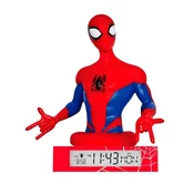 Euroswan Otroška 3D svetilka z budilko – Spiderman