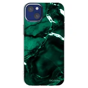 Silikonski prozorni ovitek za Apple iPhone 14 Plus - Dark emerald