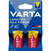 Varta Baterije C, največja moč z dolgo življenjsko dobo, paket 2, alkalne 1,5 V