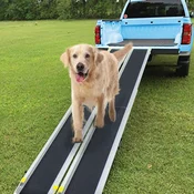 Komplet 2 nakladalnih ramp iz aluminija, prilagodljivih in nedrsečih (do 270 kg)