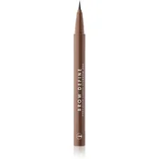 MUA Makeup Academy Brow Define tekoče črtalo za obrvi odtenek Medium Brown 0.5 ml