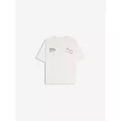 Bershka Majica  črna / bela