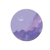 INF Okrogla podloga za miško z všitimi robovi Purple S, (22127055)
